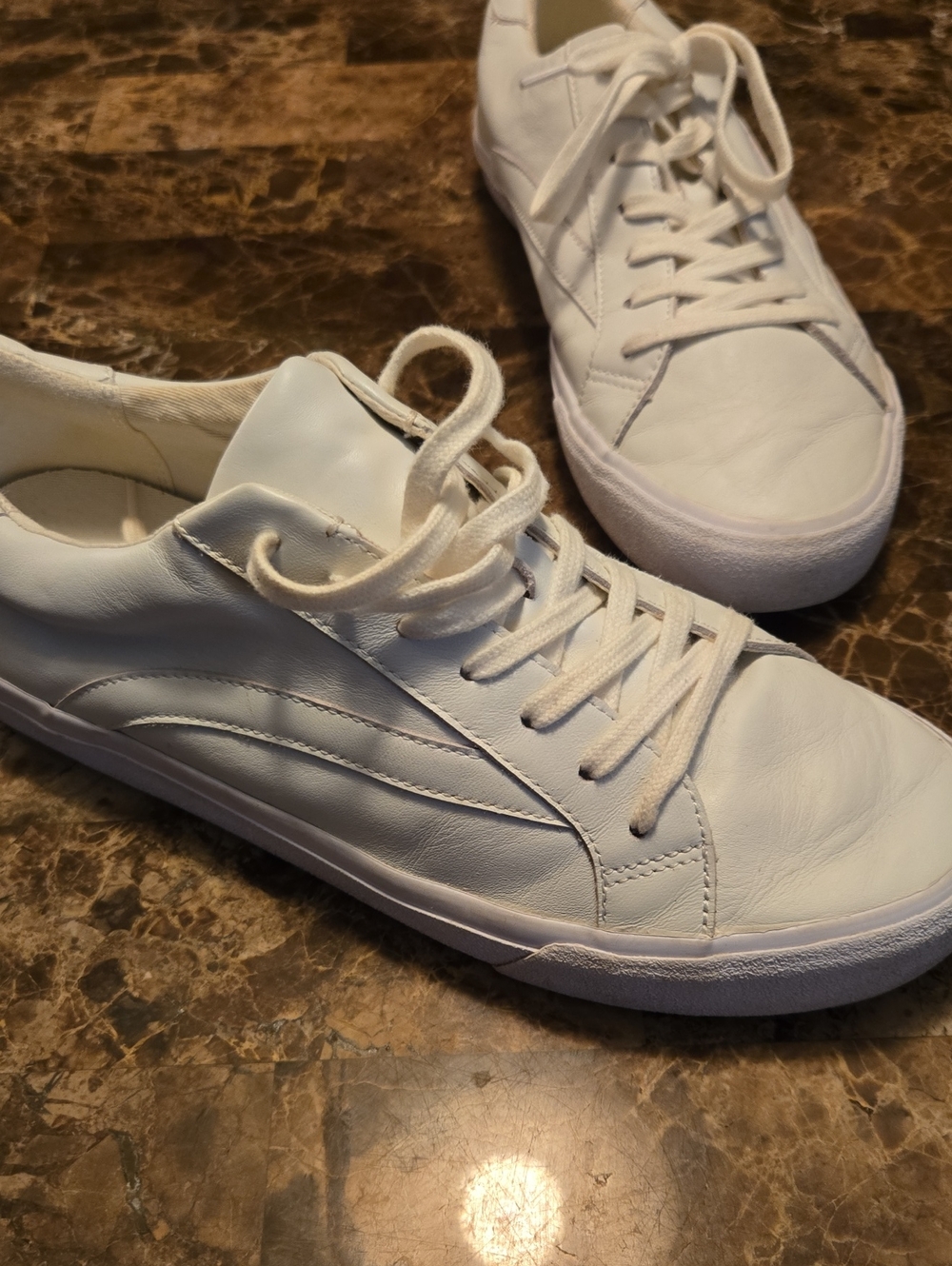 Madewell Unisex Leather Sidewalk Low Top Sneakers men's Size 9.5 women size 11
